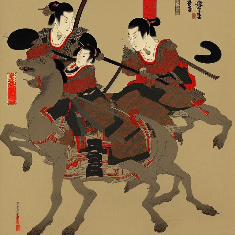 Ukiyo-e, samuri