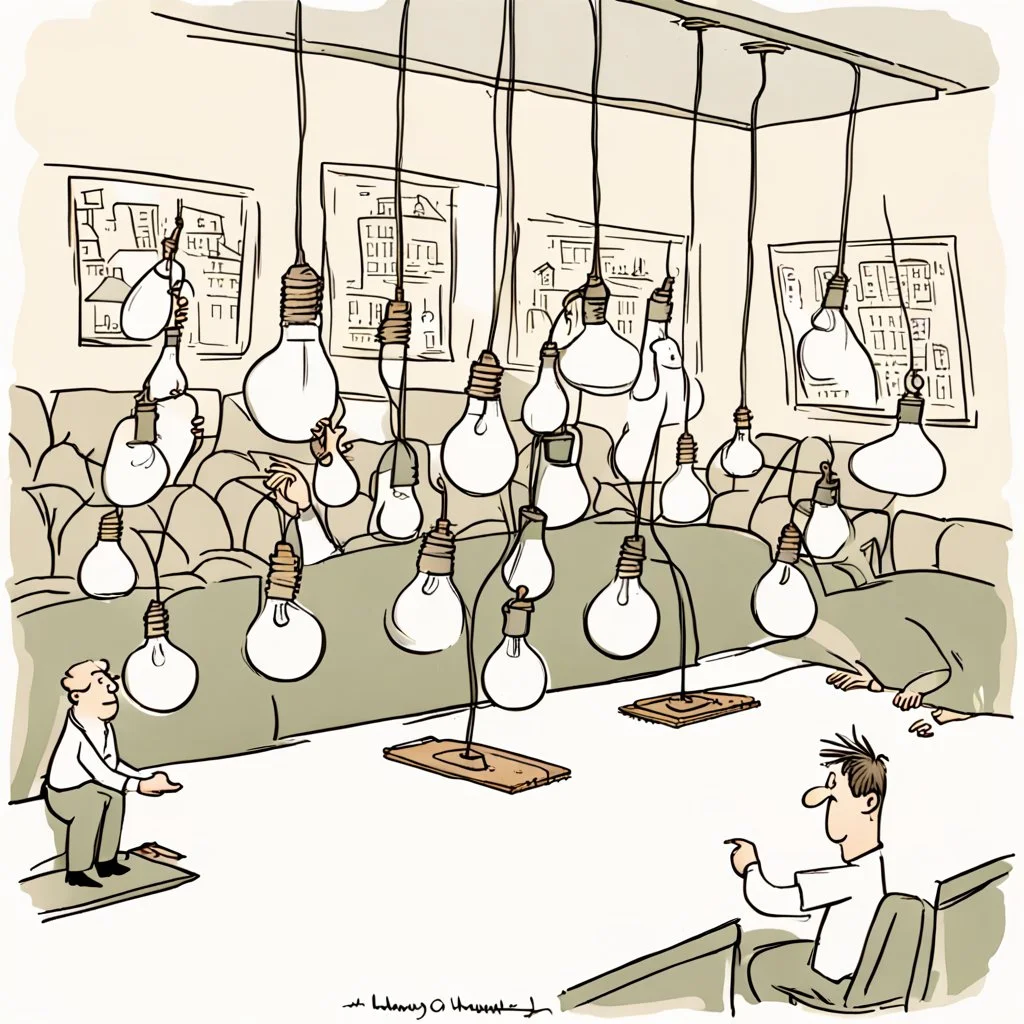 How many people does it take to change a light bulb, and how many light bulbs does it take to change the people?