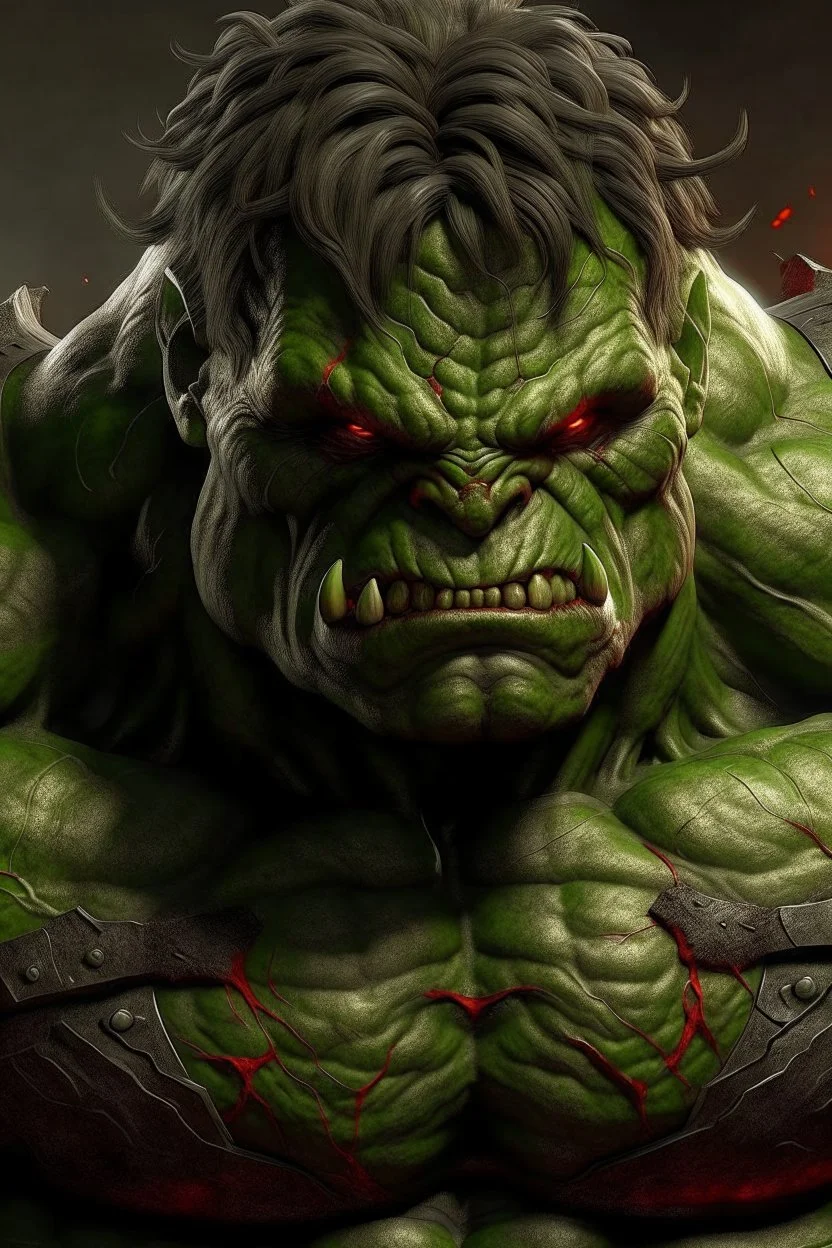 Realistic demon hulk