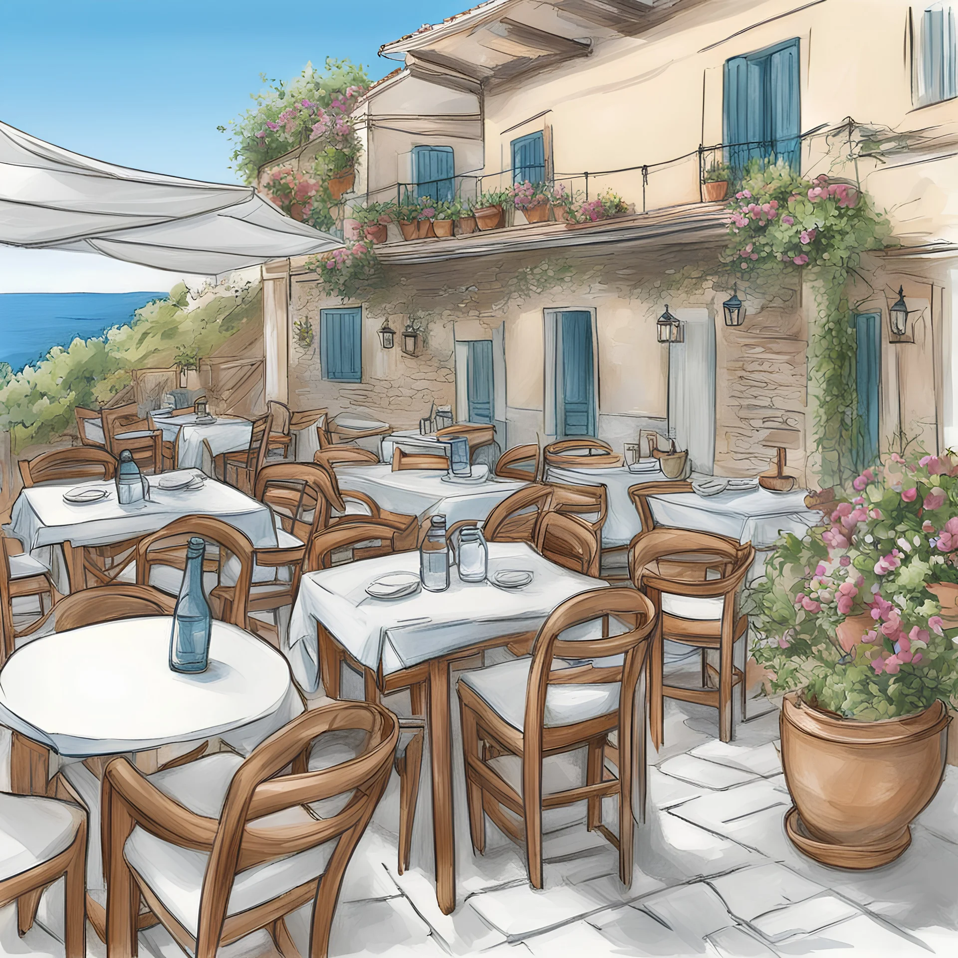 Greek taverna sketch