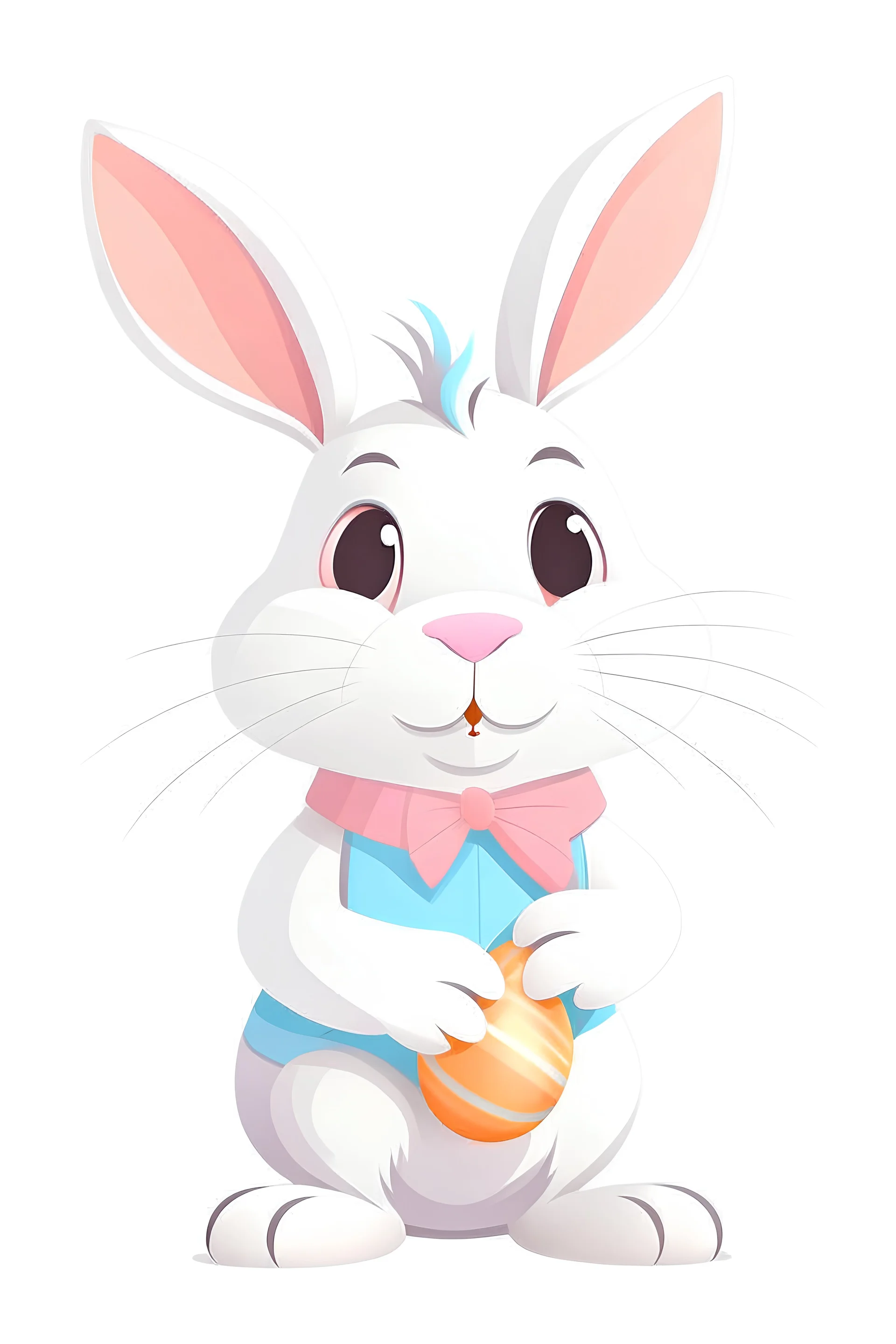 generate me an easter bunny without background