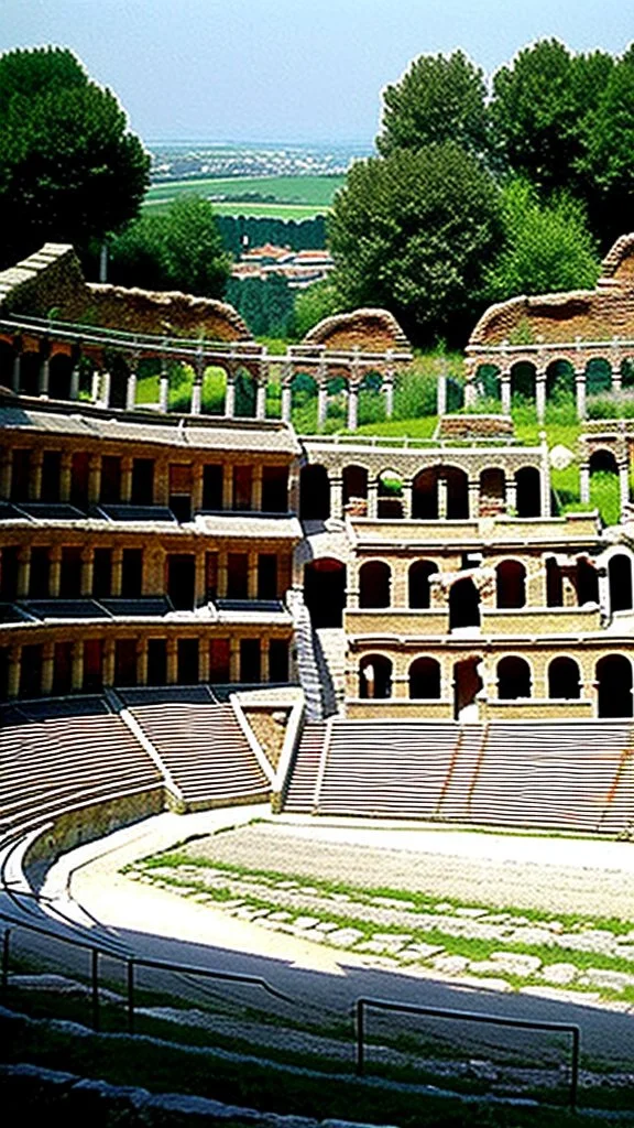 In the Roman amphitheatre in the tenth century