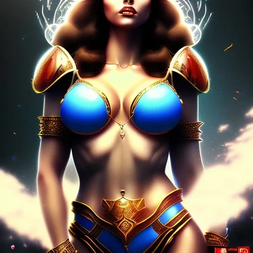 Epic full body picture portrait of busty atletic young beautiful Dejah Thoris Frank Frazetta styles