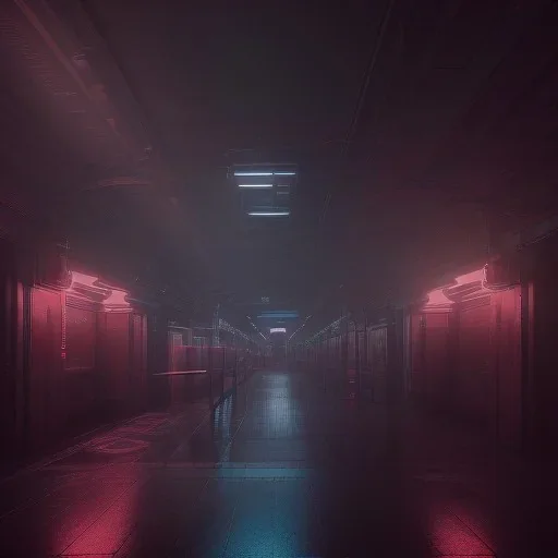 metro in dark monster unreal 5, octane render, cinema4d, redshift render, hyper realistic, cenematic, vibrancy, synthwave, retouch, centered, dynamic lighting, dramatic lighting, 4k, highly detailed, attractive beautiful, realistic, virtual reality, epic composition, holographic,