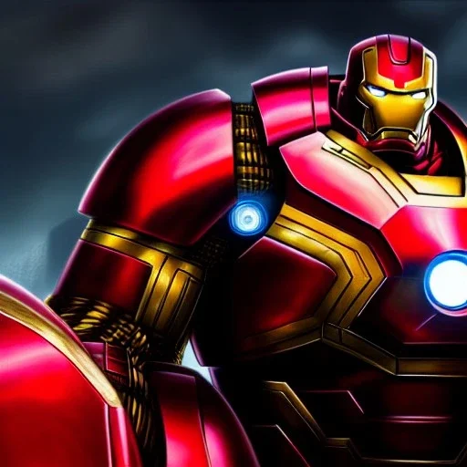 ultra detailed fullbody portrait of IronMen with Hulkbuster Armor, extremely detailed digital painting, intrincate, extremely detailed face,crystal clear Big Glowing eyes, mystical colors , perfectly centered image, perfect composition, rim light, beautiful lighting, 8k, stunning scene, raytracing, in the style of robert e howard and pablo oliveira and Ken Kelley and Ohrai Noriyoshi and Simon Bisley