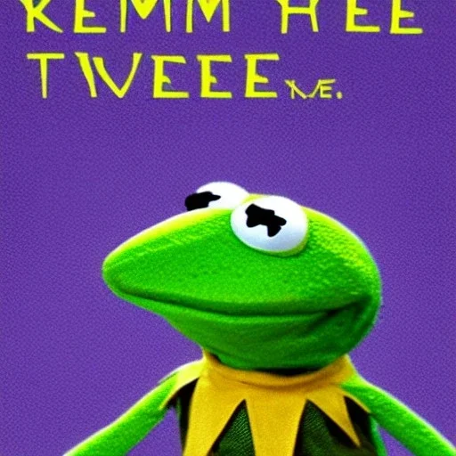 Kermit the Frog in a Saturday Night Fever dream movie poster