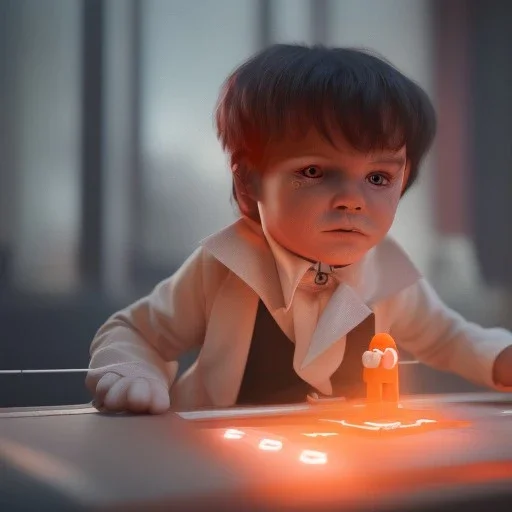 Clockwork orange, Alex toddler, real, full body, distopic background, cyberpunk, dramatic lighting, hyper realistic, 8k