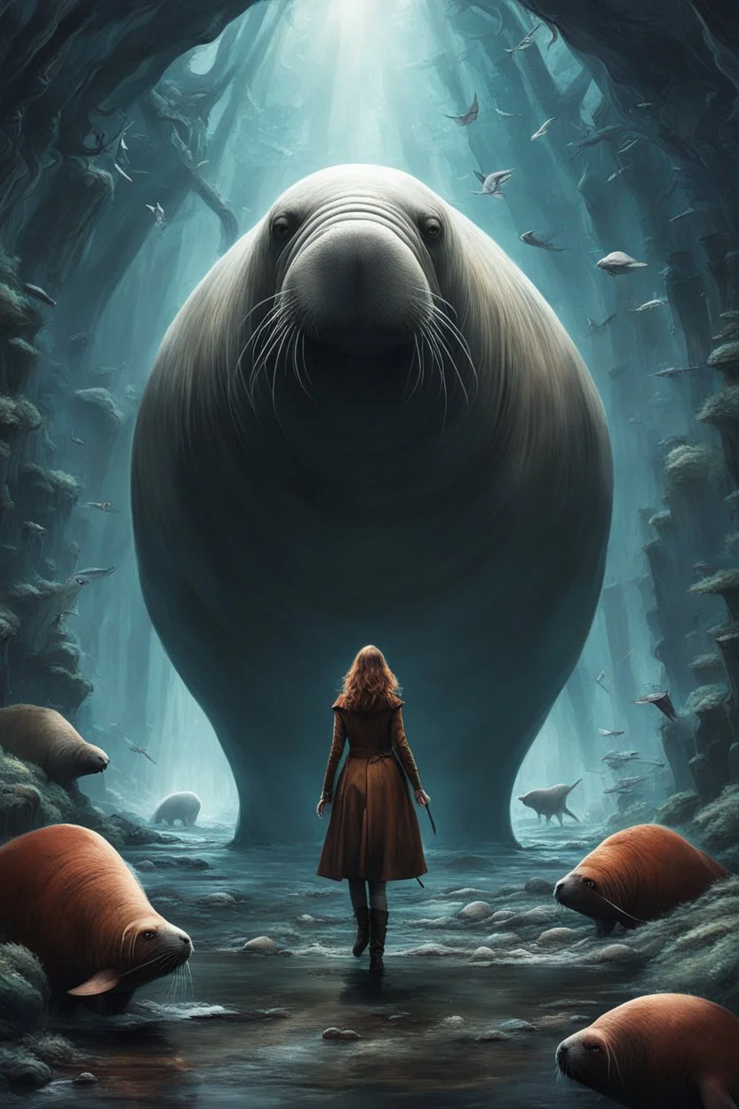 Alice and her walrus, a campaign bizarre, In a twisted realm, where power's left a scar. A small endeavor, defying the machine, A girl's audacity, a sight unseen. Through corridors of deceit, they dare to tread, Challenging the norms, shaking the thread. In this chaotic race, they stake their claim, For small beginnings, ignite a rebel's flame.