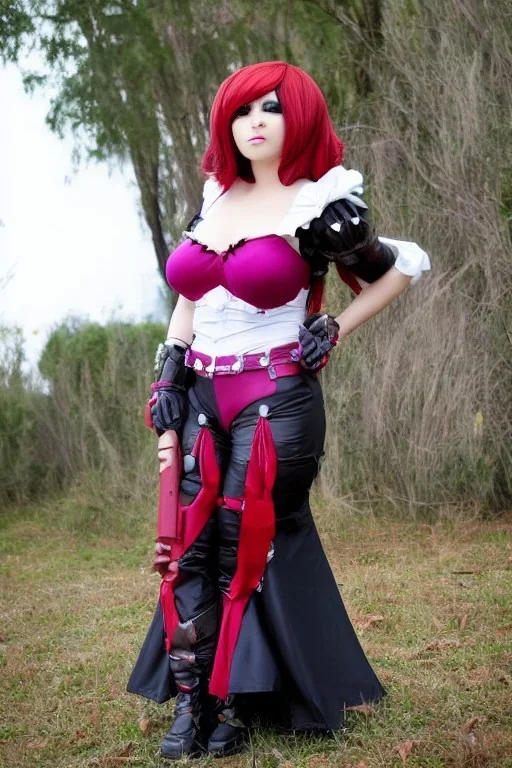 Portrait lady, full body shot, full-color long shot Cosplay