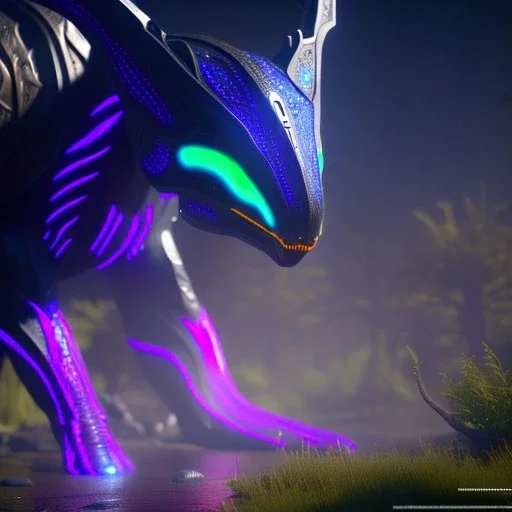 bioluminescent epic mammal alien, 8k resolution, dynamic lighting, ultra hyperdetailed, Unreal Engine 5, ultra colourful, very small details, realistic