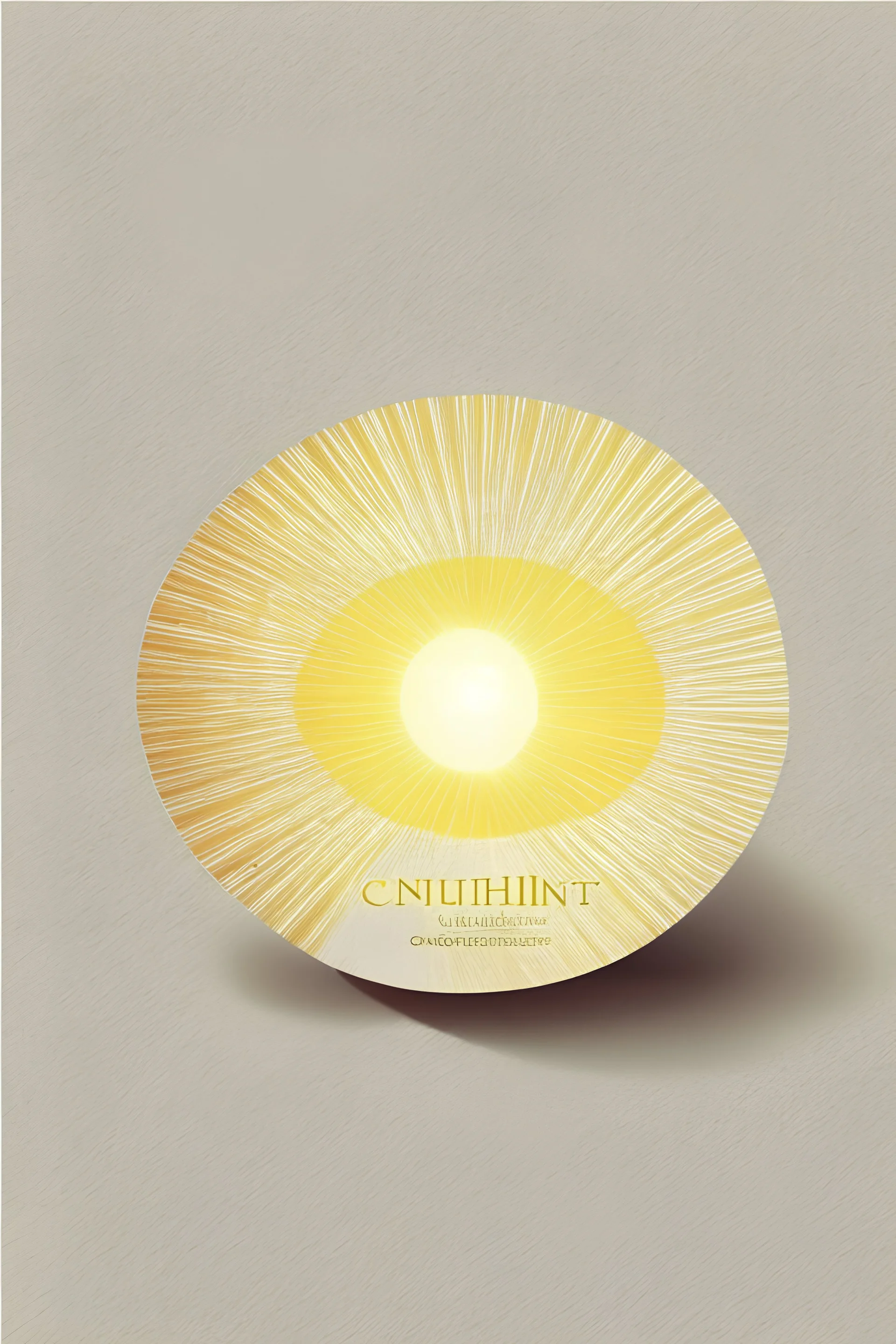 Circular business card 12.5*4 - printing house - Sunlight - Comet