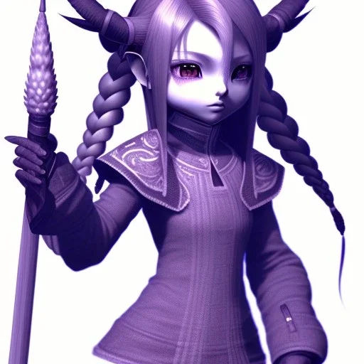 anime sloth with braids, front side/back/view character sheet, lineart, varying thickness, manga pen, traditional art, Indian ink, in the style of Final Fantasy IX, 3D modeling concept sheet @csunberry