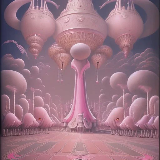 1940s animation art of a parade of pink flying elephants with giant ears, dreamlike, black nightmare background, surreal scene, pink parade of elephants, conceptual art, watercolor paint, early salt disney animation, hand drawn, modernist cute, Mary Blair, Harold Pearl, over exaggerated cartoonist