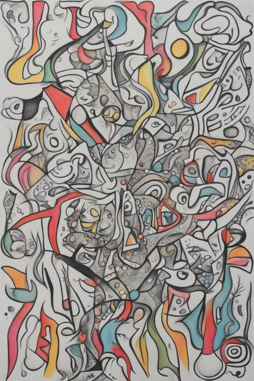 Abstract drawing about life