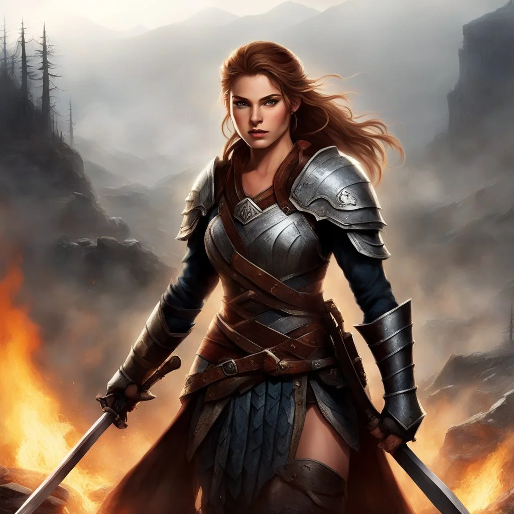 Her many enemies have vowed to burn her at the stake if she ever falls into their vengeful hands. She has slain so many of their kinsmen. The hills are crawling with her foes eager to take her alive for the fire. Traps have been set for her, and her risk of capture are high. Yet this brave young warrior has no fear of any foe and welcomes the opportunity to slay even more enemies.