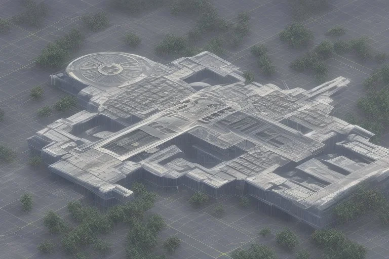Military headquarters buliding/structure design similar to pentagon