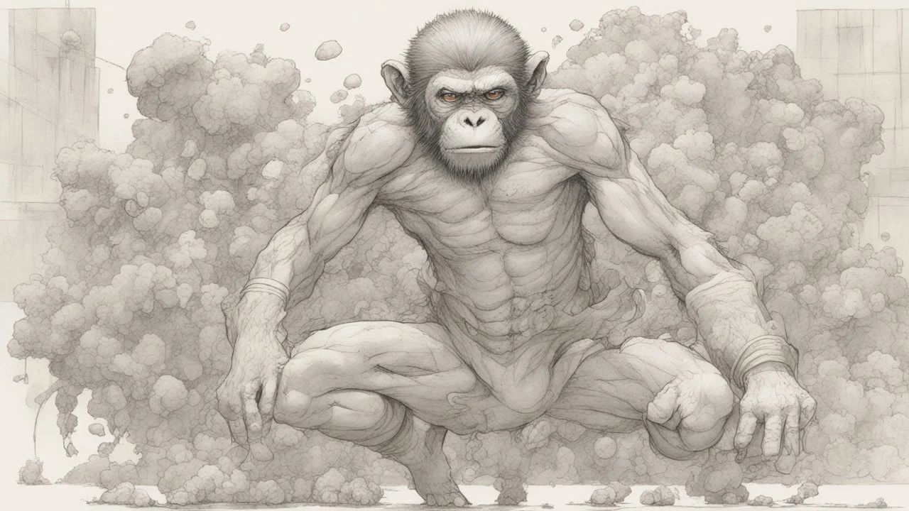 monkeyman by kim Jung gi