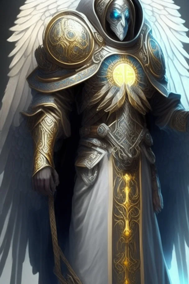 ancient prophet archmage celestial armor faceless hard armor demigod being