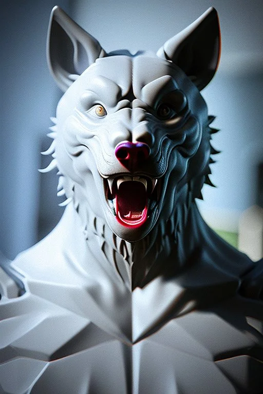 Demonic werewolf, cinema lighting, cinema 4d, octane render, 3d render, incrate detailed,fantasy art, photo realistic,