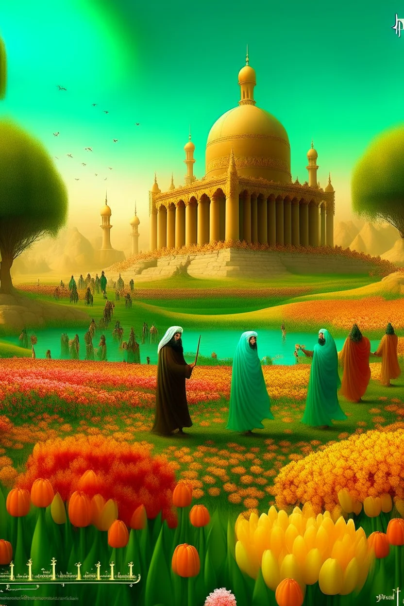 Nowruz - Spring - Persepolis - Ancient Iran- digital art