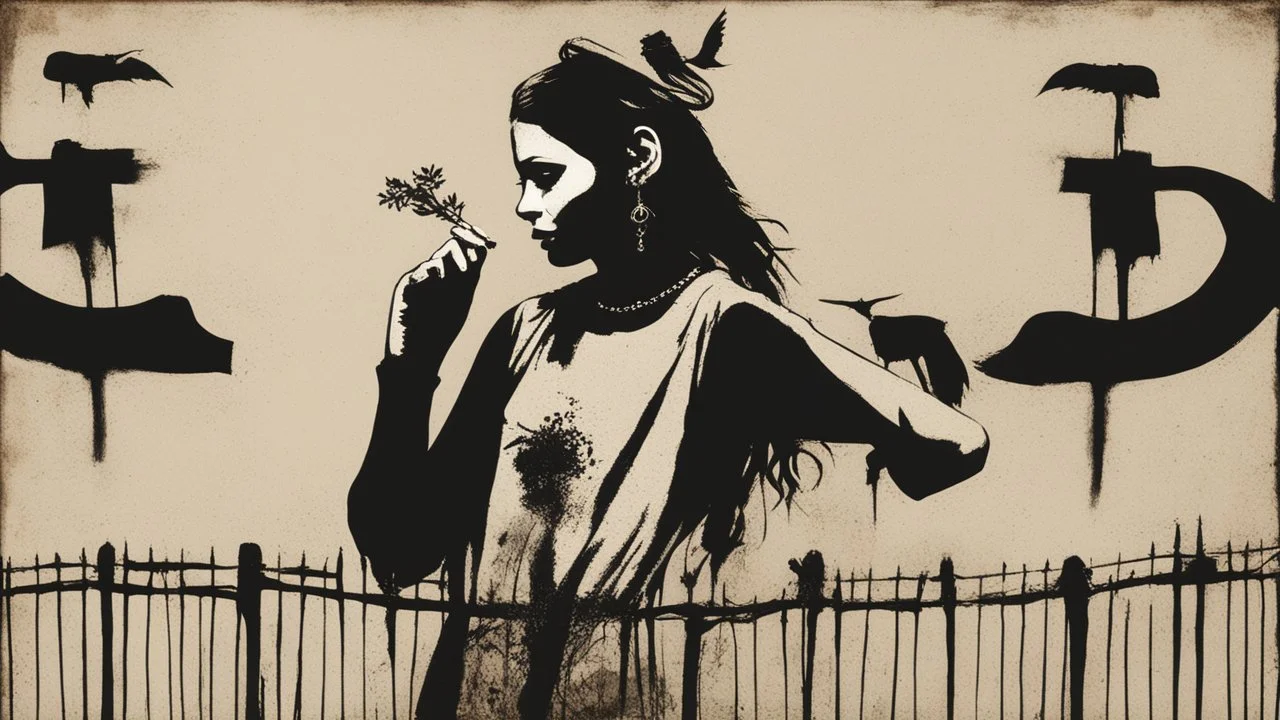 fashion girl samhain by banksy