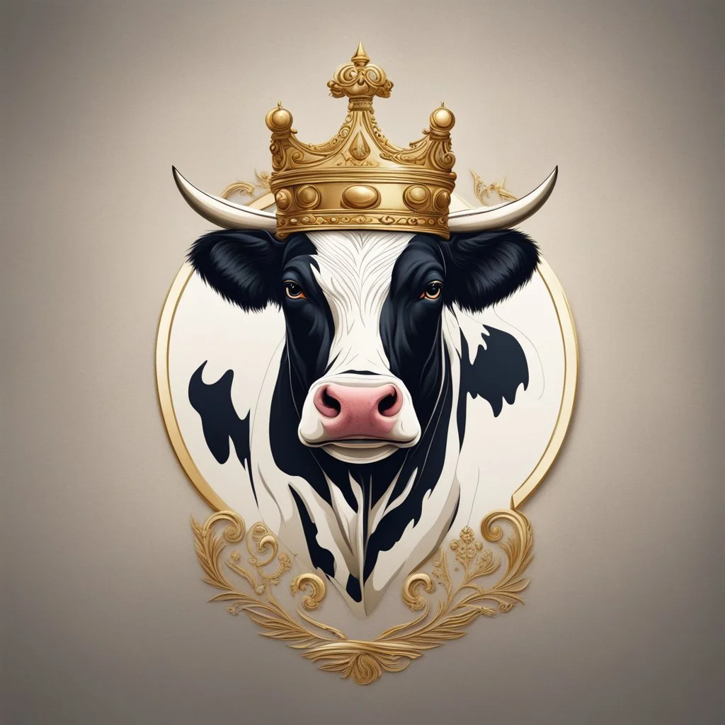 royal house symbol cow