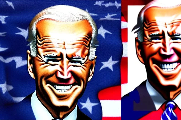 Painting Moses with Joe Biden's face