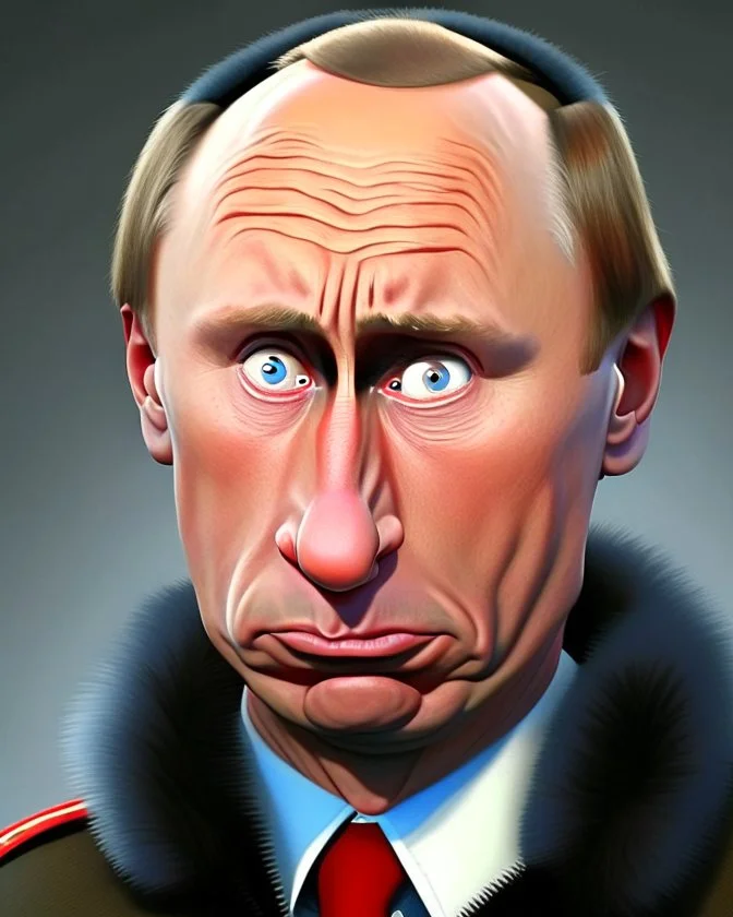 2d, cartoon, Putin