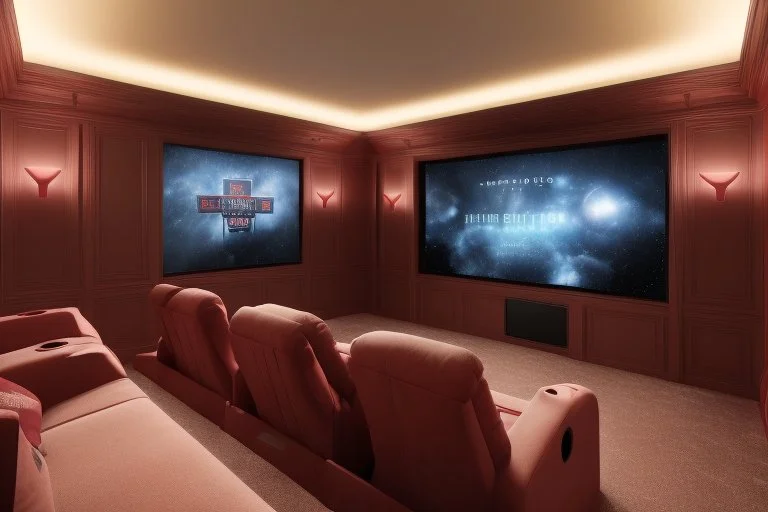 a dedicated home cinema room