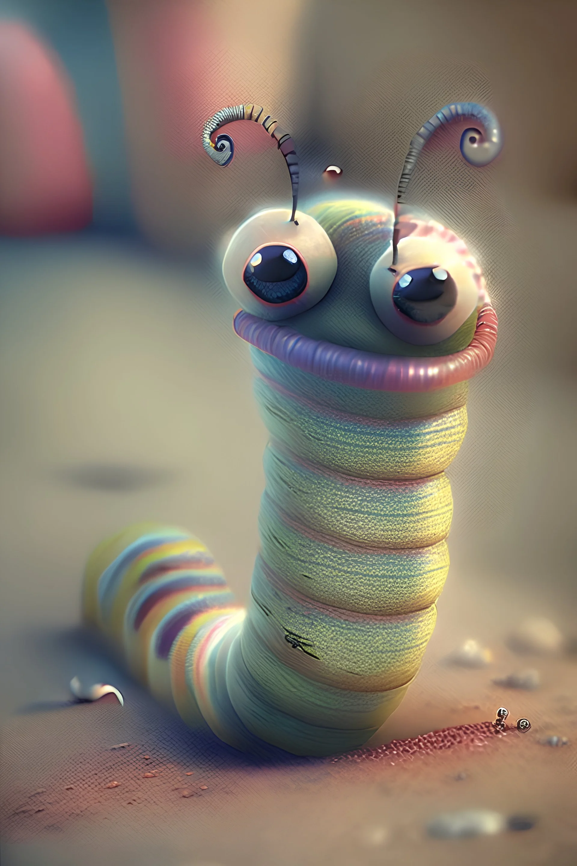 Funny little worm