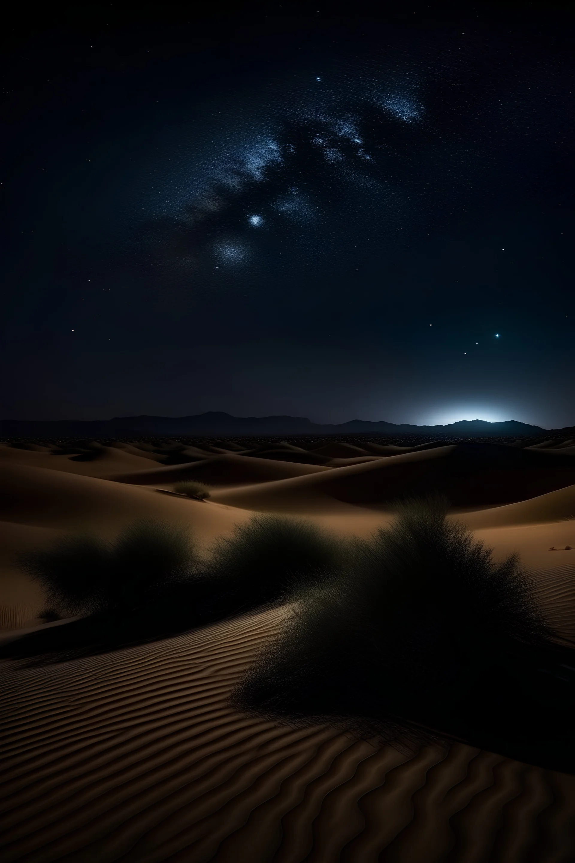 desert at night