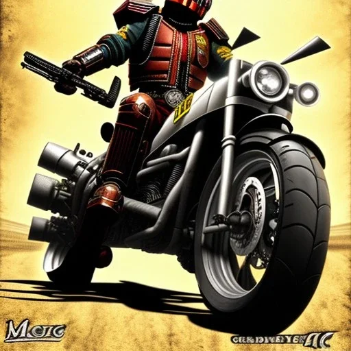  judge dredd motorbike