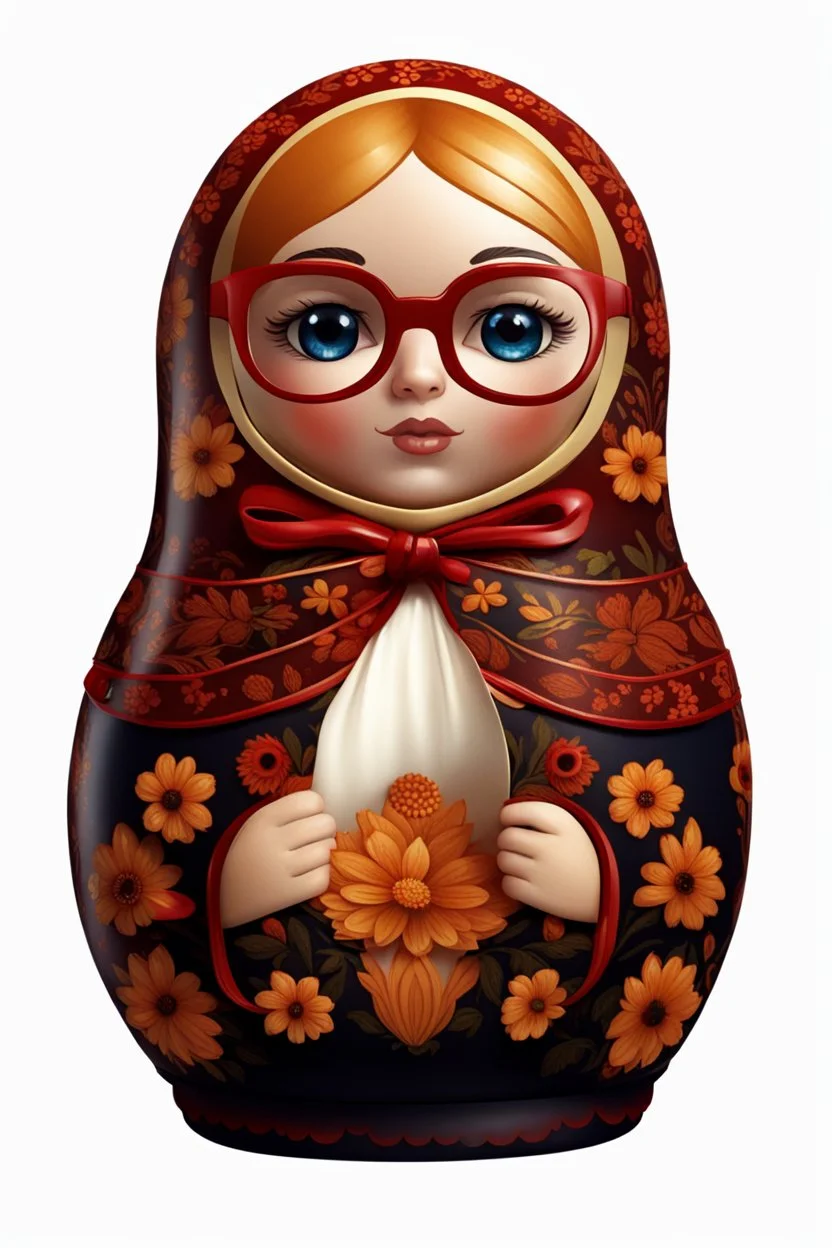 take the matryoshka dolls patterns from Khokhloma