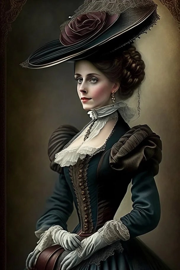 elegant woman victorian times