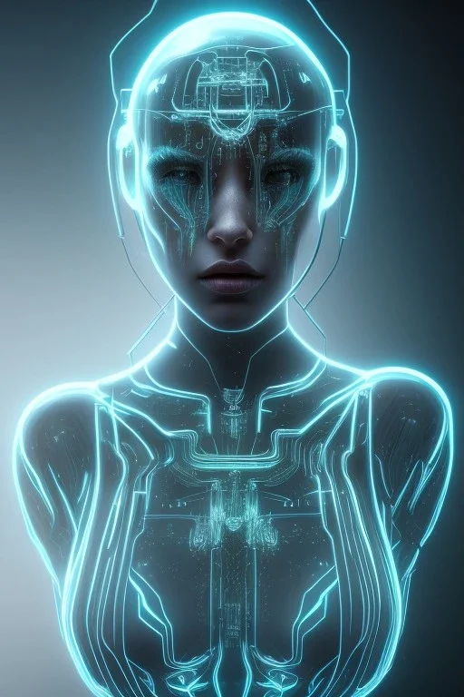 cyberpunk, glass body, women, portrai, open mouth, perfect skin, tron, cyborg , perfekt, real, dream, hr giger