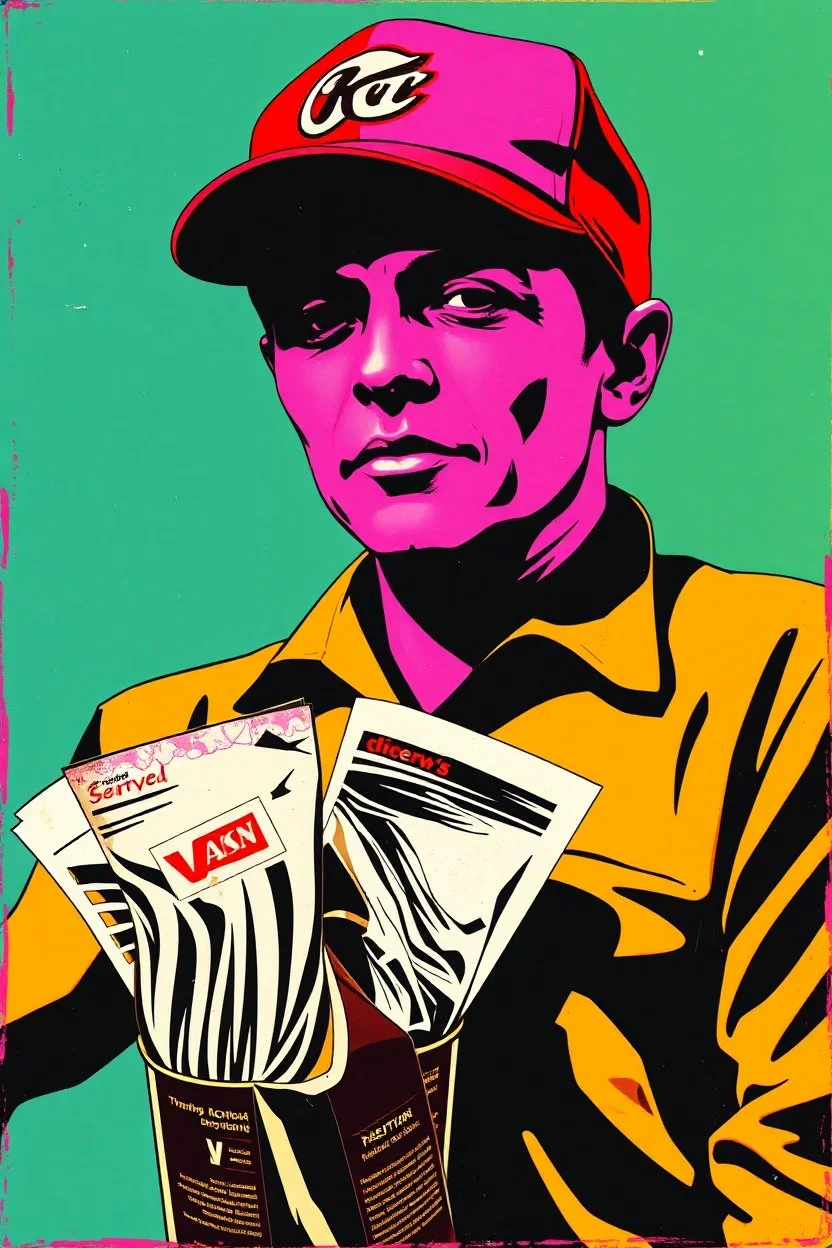 its the economy in the style of warhol