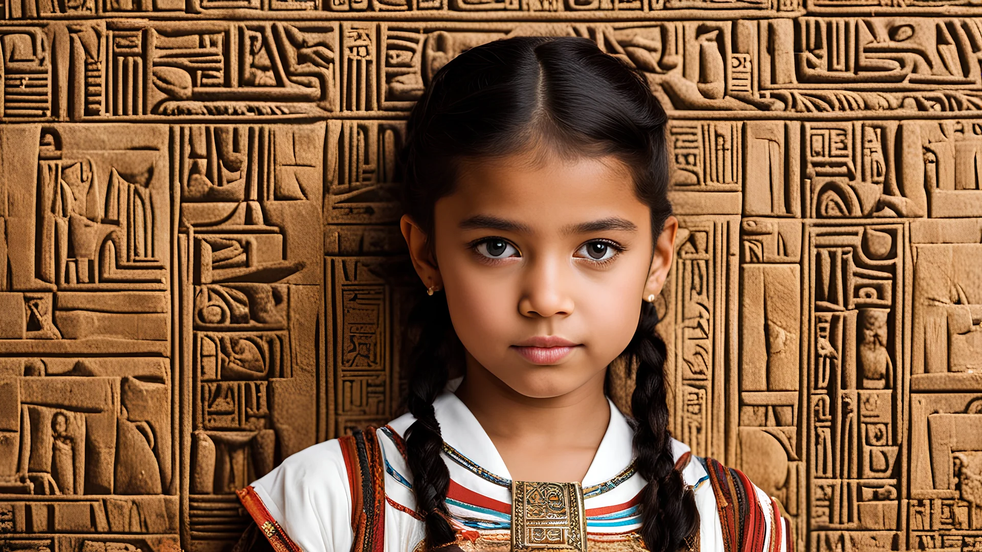 1girl ,egypt , hieroglyph