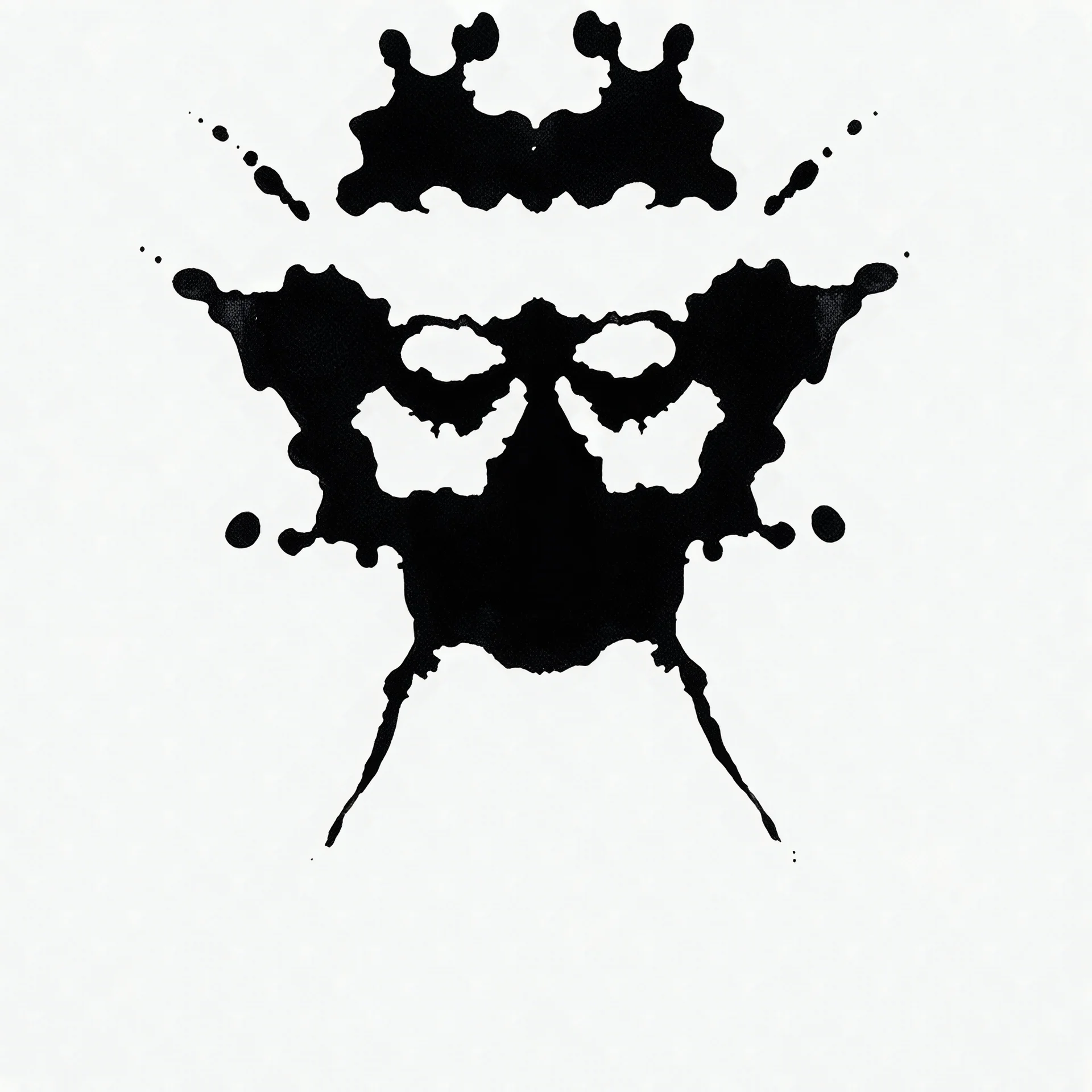 draw a Rorschach inkblot