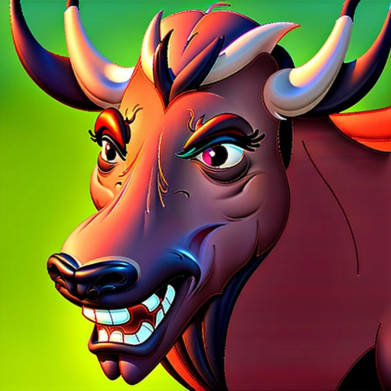 A giddy gnu. Logo