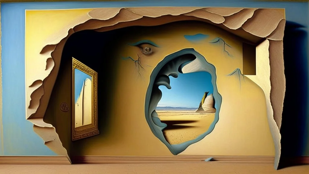 trompe l'oeil dali