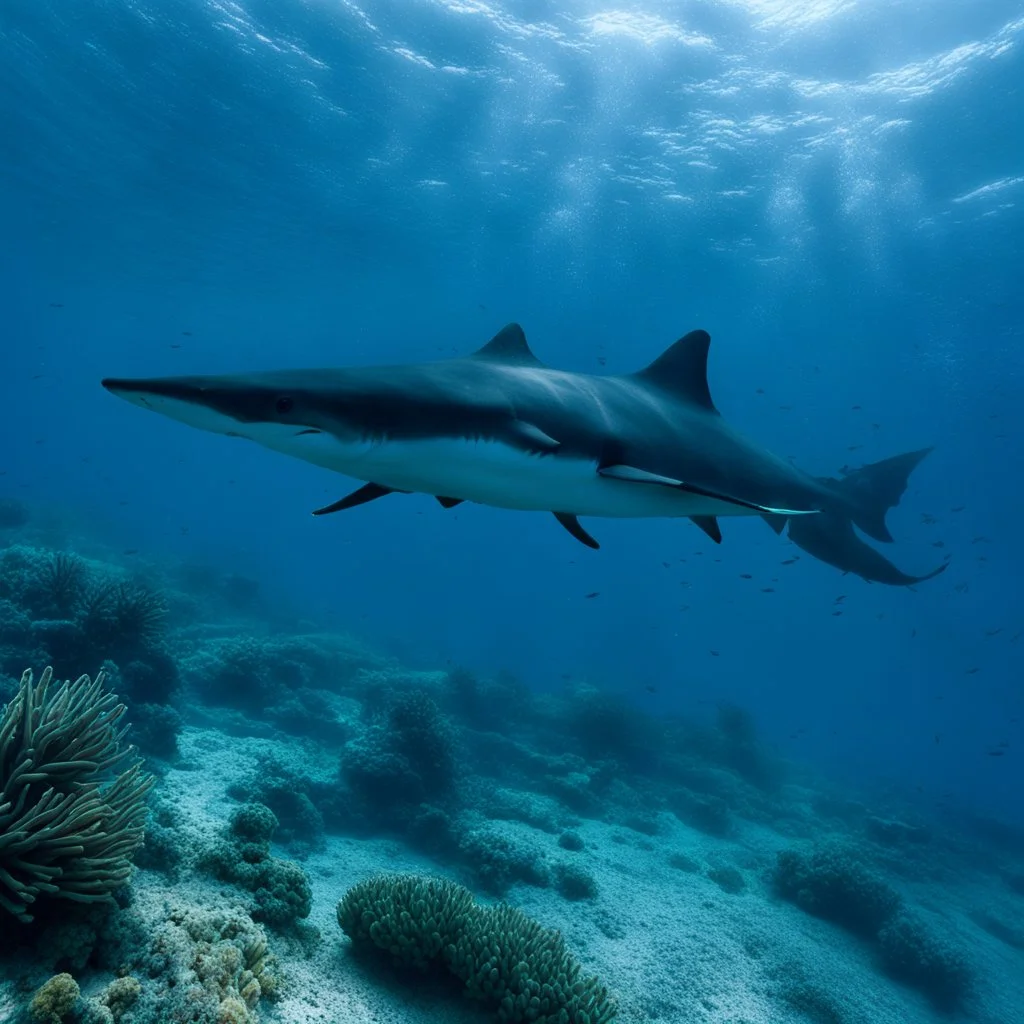 attacking squale shark in Pericolo Negli Abissi (VSCUBA scenes by ailati and Liberati)