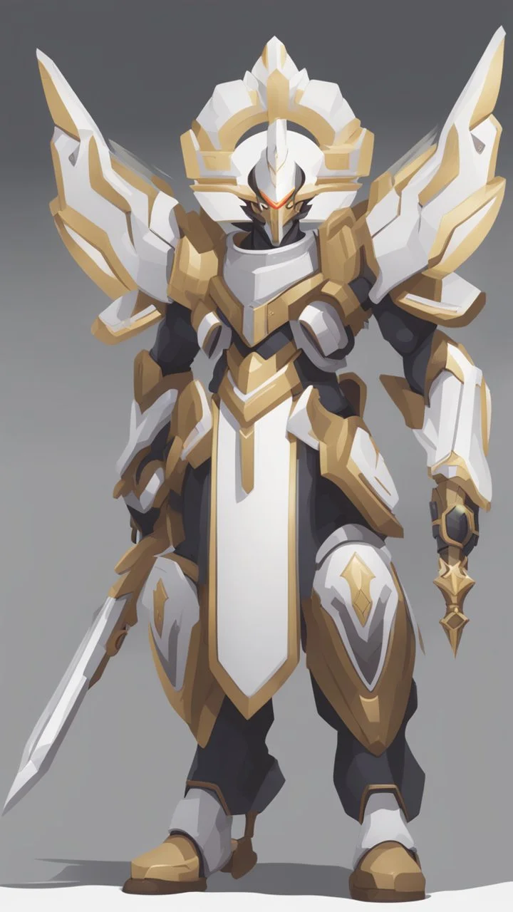 A close picture to Ramattra nemesis form in overwatch art style