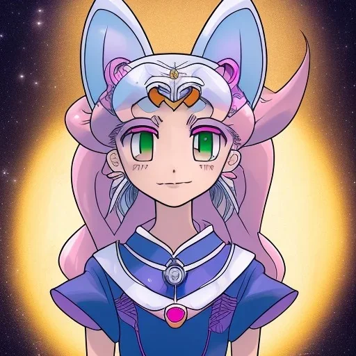 gato negro luna de la serie sailor moon