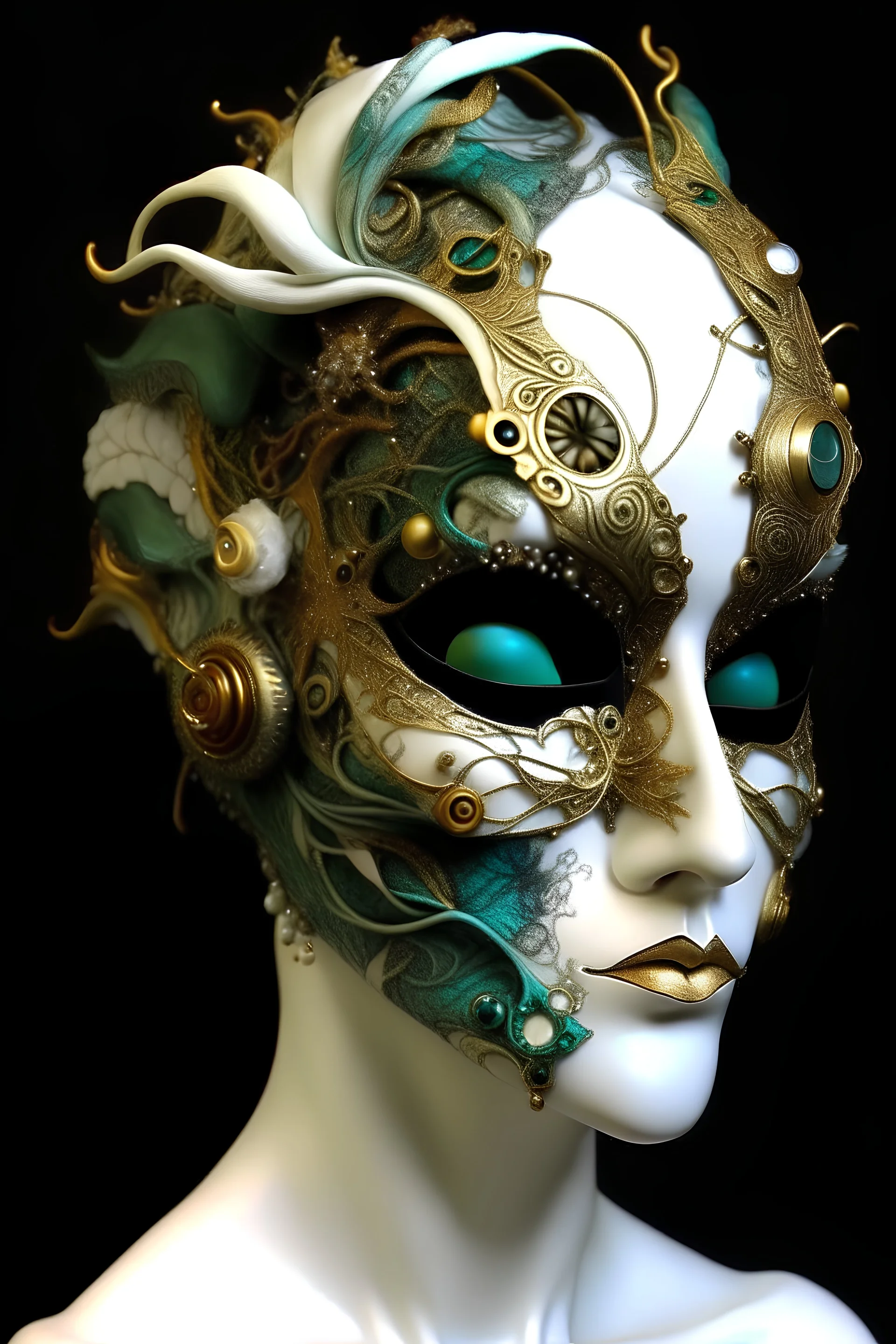 Neural Surrealism Bridging the Gap Masquerade masks