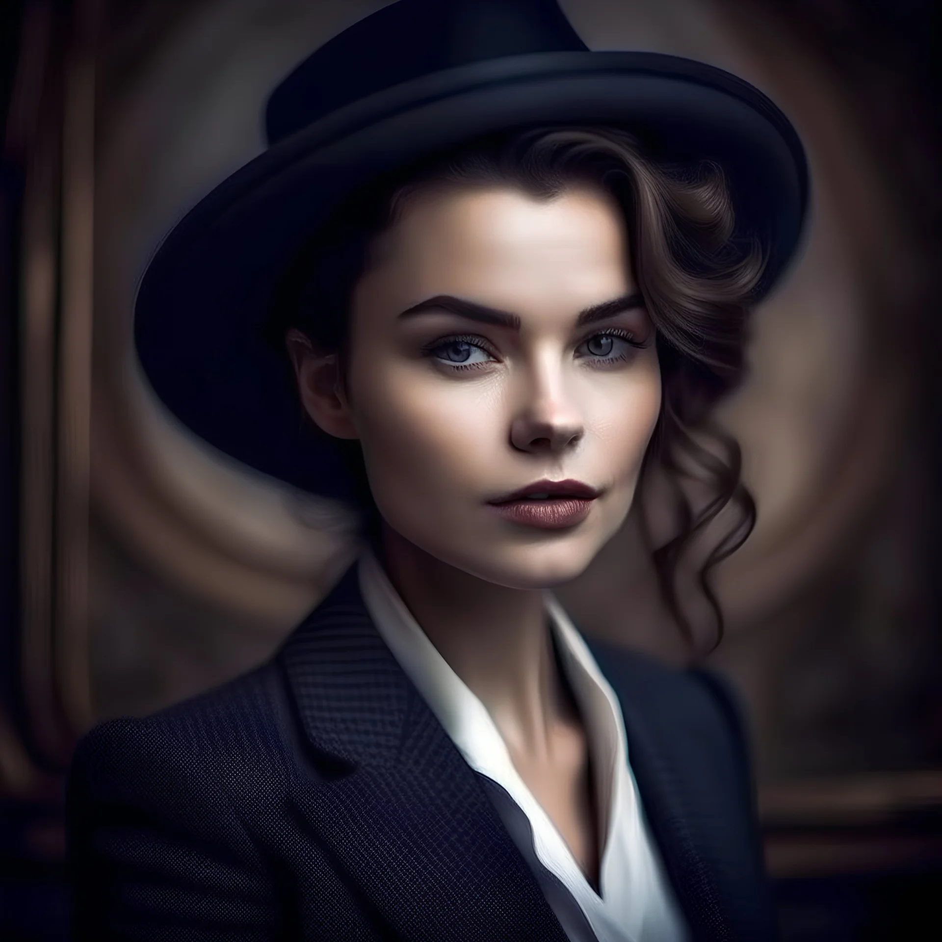 Woman portrait modern French beautiful elegant rich chic