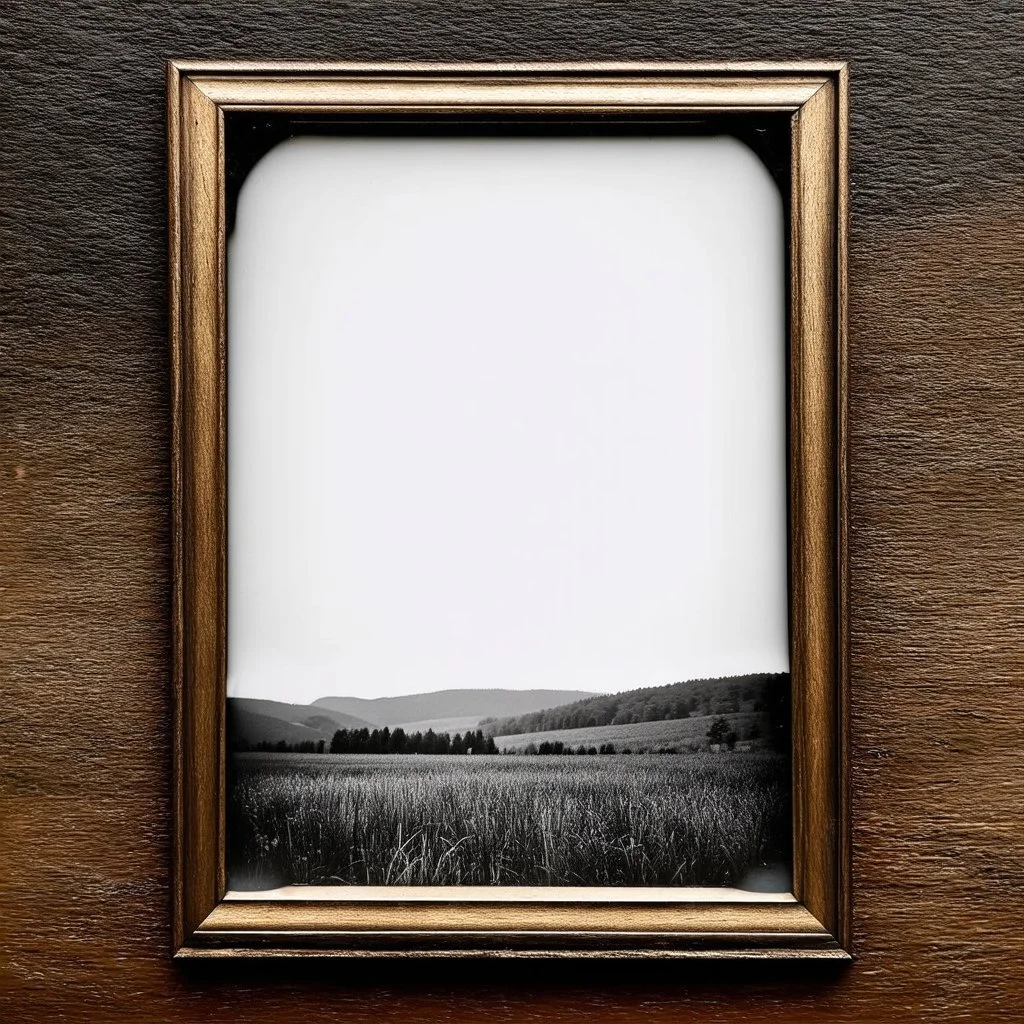 Daguerrotype frame old landscape odd creepy grey obsessive nostalgia weird old postcard landscape