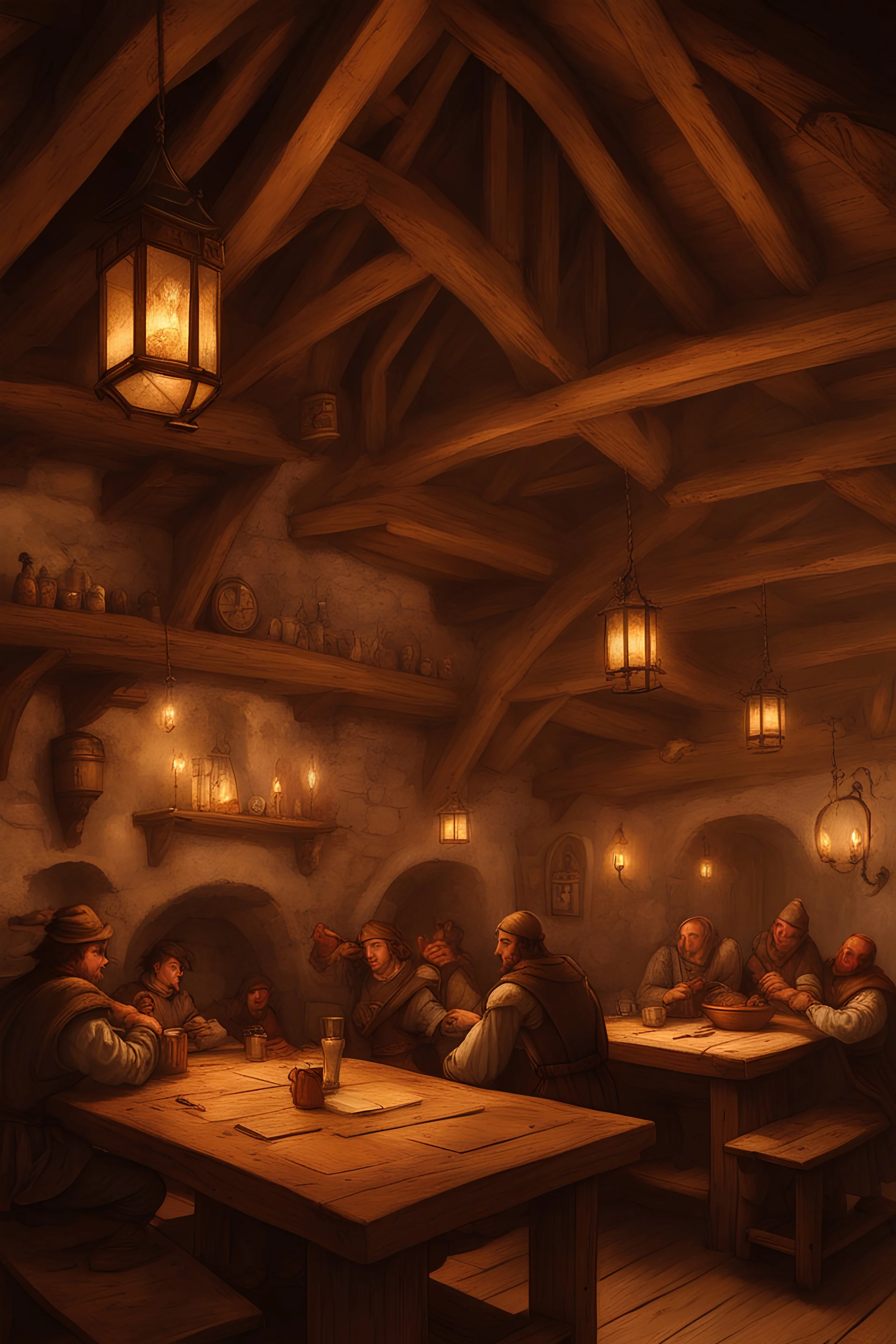 german medieval tavern, fantasy