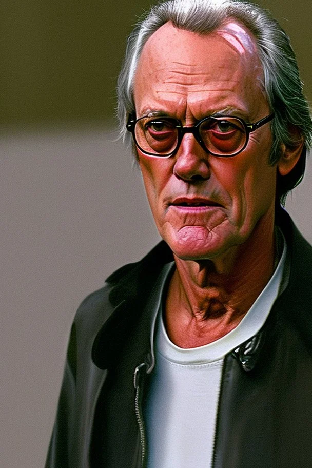Peter Fonda cosplaying as The Truth from Grand Theft Auto San Andreas