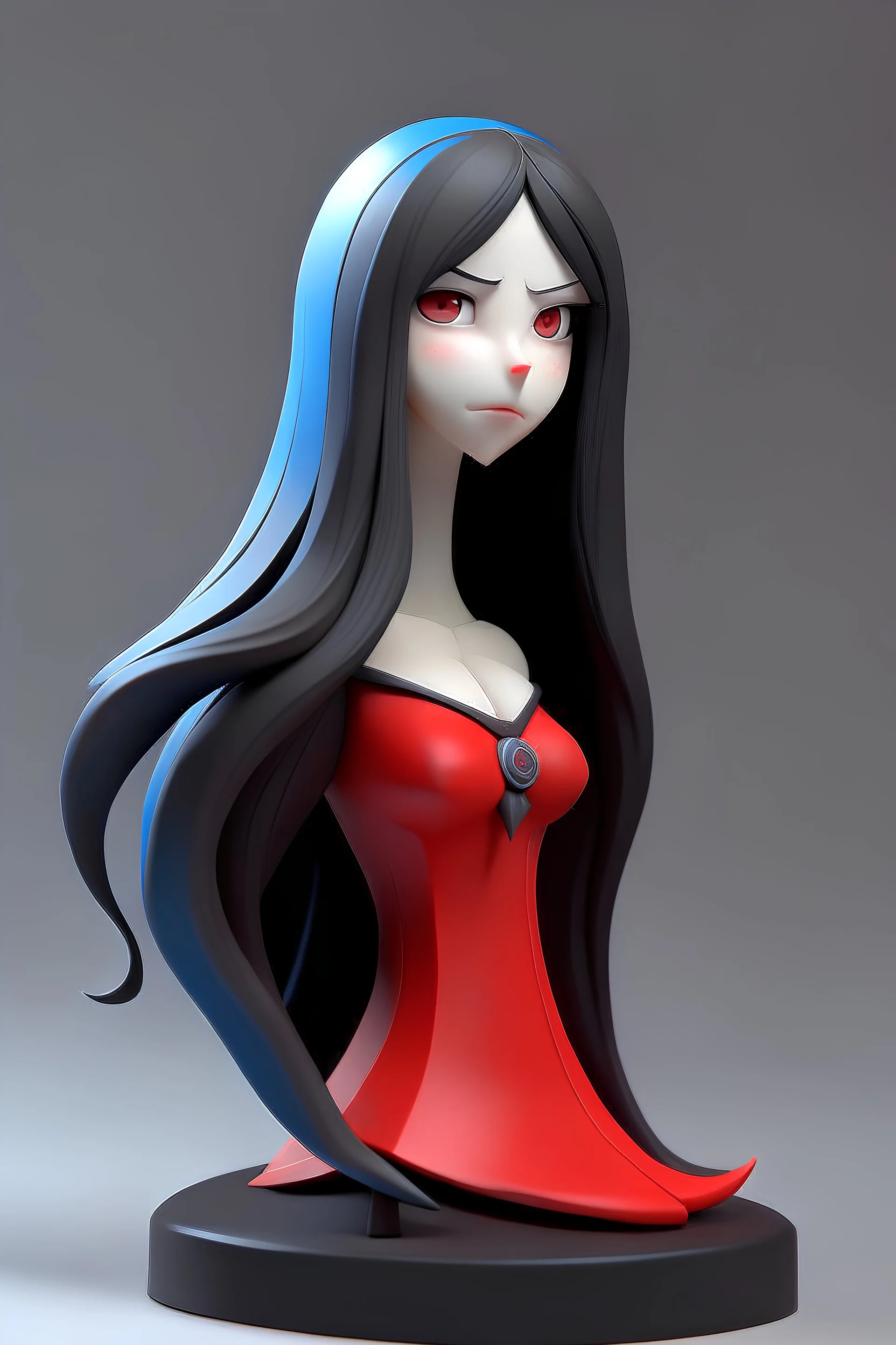 marceline vampire adventure time animation bust styled