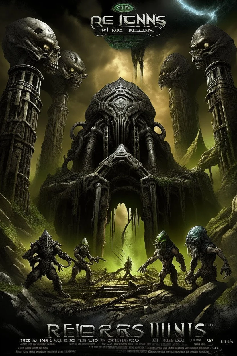 Aliens around metal epic Echo of Ruins